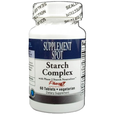 Starch Complex with Phase 2 Starch Carb Controller 60 Vegicaps by Supplement Spot